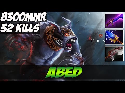Abed 8300 MMR Plays Ursa vol 2 - Dota 2