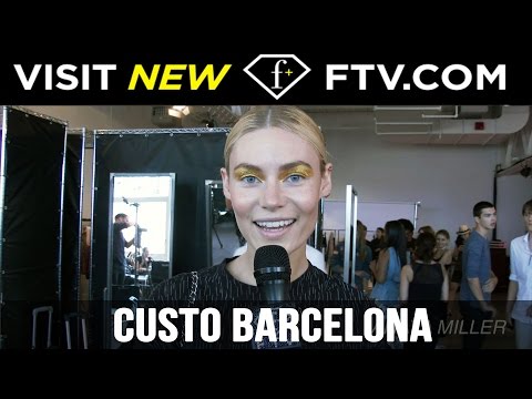 Hairstyle at Custo Barcelona Spring/Summer 2017 NYFW | FashionTV