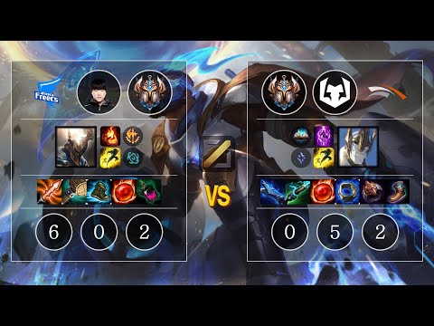 AF SSUN Pantheon vs HLE Mireu Galio Mid - KR Patch 10.12