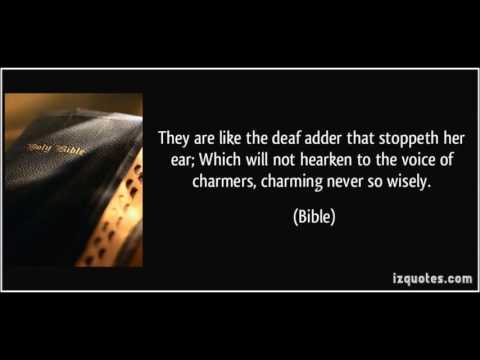 Psalm 58:4-5 Medley (my 2014 song, with effect)