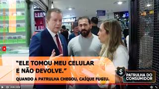 🚨“Ele tomou meu celular e não devolve. ”Quando a Patrulha chegou, CaÍque fugiu.