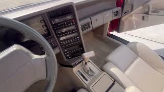 1993 Cadillac Allanté Engine, Interior, and Truck