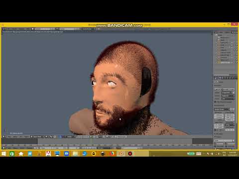 Creating and Modeling a Realistic Head in Blender -part 39 of 30