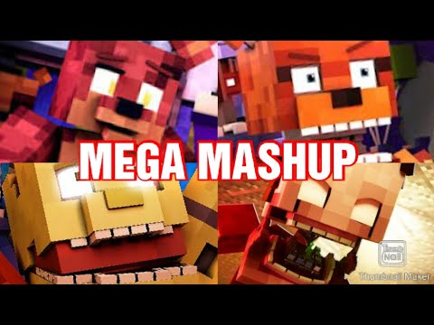 mega mashup (after show, follow me, the foxy song, don't forget) ft.zamination don't follow foxy 2