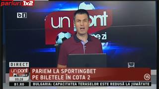 BILETUL ZILEI SPORTINGBET: „VERDE” in ultimele 2 zile! AICI, „combo-ul” de luni!