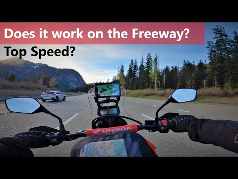 Thumbnail for Honda CRF300L Rally Cruising at 80 mph on the Freeway in Montana (Top Speed) by rally