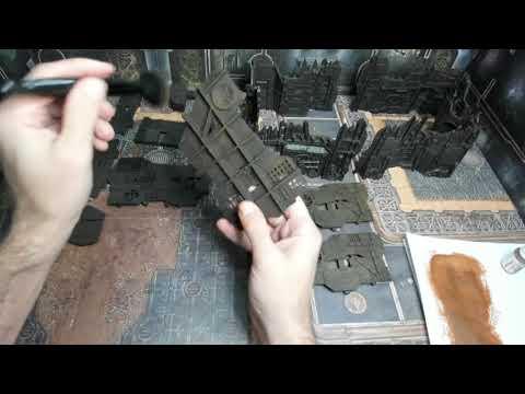 how to paint fast kill Team Terrain Octarius Ork tabletop ready Shanty Town board game warhammer 40k