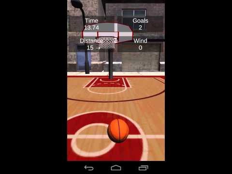 3D Basketball Toss Sharpshoot Video