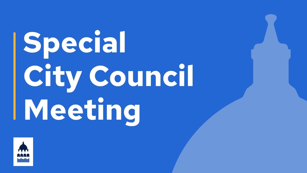 August 26, 2026 - Special City Council Meeting