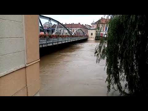 inundatii la podul de fier 19 iunie 2020