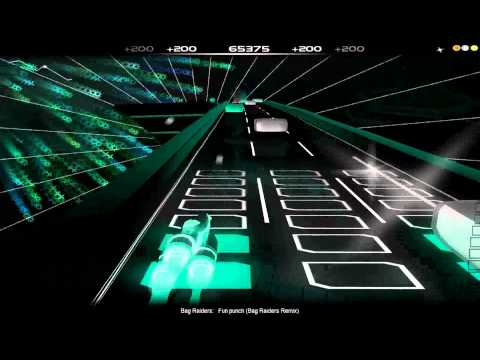 Bag Raiders - Fun Punch ( Bag Raiders Remix) - Audiosurf