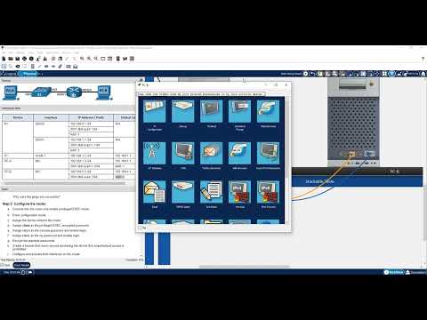 NetAcad ITN Packet Tracer 10.4.4: Build a Switch and Router Network - Physical Mode