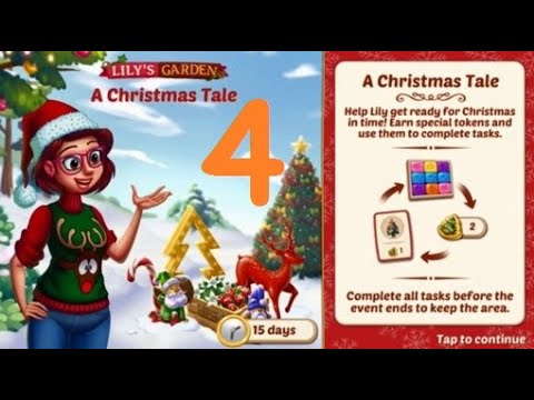 Lily's Garden Christmas Tale Part 4 Walkthrough