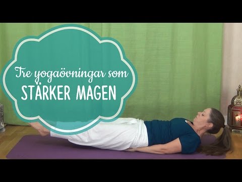 Tre yogaövningar för att stärka magmusklerna