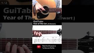 How to play Year of The Cat ? (Short Version) - Al Stewart / Guitar Lesson / GuiTabs