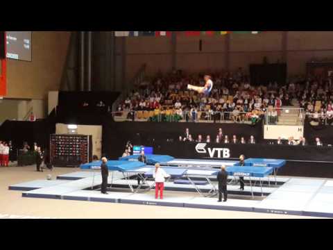 HANCHAROU Uladzislau BLR team final Trampoline World Championships 2015