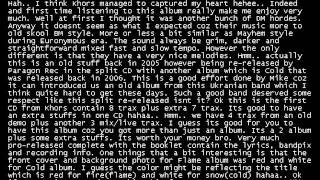 Khors - Spirit Of Fury