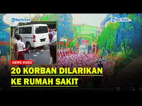 NGERI❗ Detik-detik Mobil MBG Tabrak Pagar dan Lindas Siswa SD