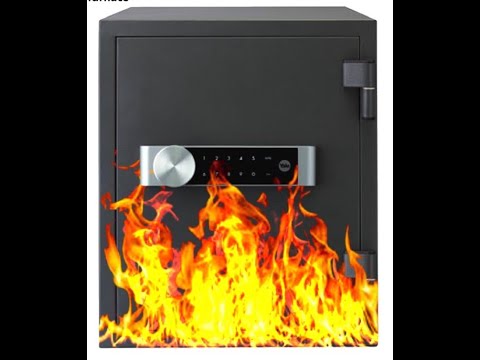 Digital Black Yale YFM/420/FG2 Electronic Office Fire Safe Locker Box, For Security