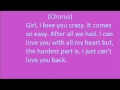 Easton Corbin I Can't Love You Back With Lyrics ...