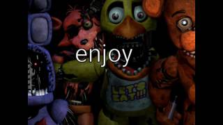FNAF Withered Animatronics Tribute (Back Again-Groundbreaking)
