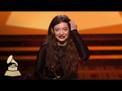 Lorde Wins Best Pop Solo Performance | GRAMMYs