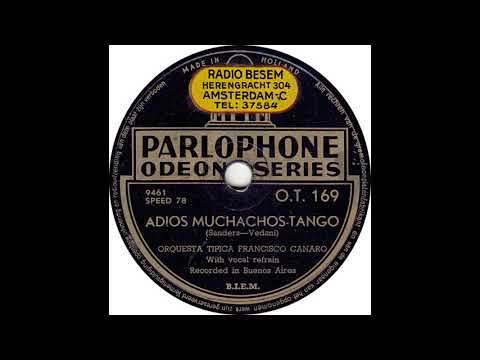 Orquesta Tipica Francisco Canaro - Adios Muchachos(1938)