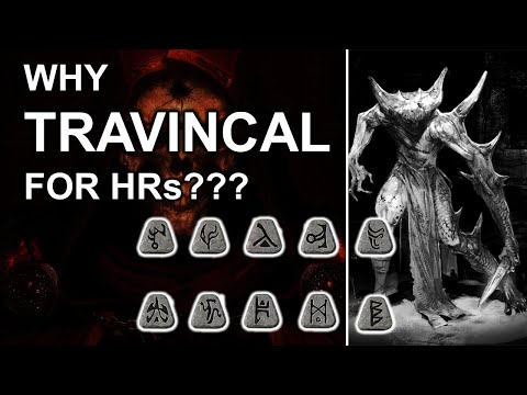 Why TRAVINCAL is THE BEST for High Rune farming? | Diablo 2 Math