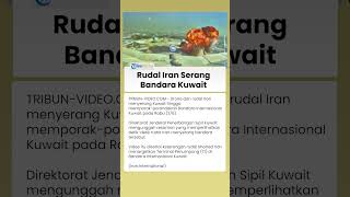 Drone dan Rudal Iran Hantam Bandara Kuwait, Korban Berjatuhan dan Penerbangan Lumpuh
