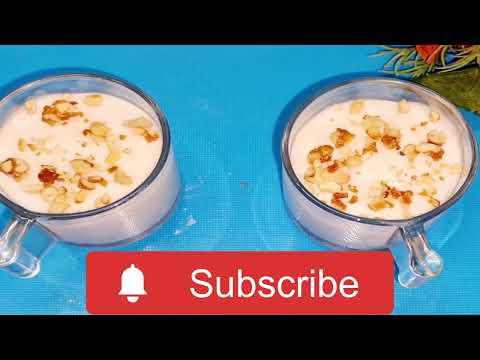 Healthy, weight loss coconut mousse recipe. with simple steps Common man dessert.English subtitles