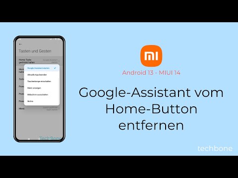 Google-Assistant vom Home-Button entfernen - Xiaomi [Android 13 - MIUI 14]