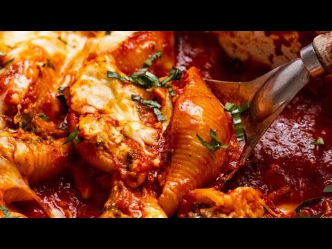 Spinach Ricotta Stuffed Shells