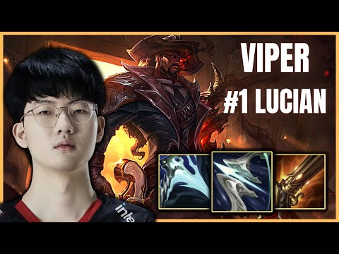 EDG VIPER HIT RANK 1 WITH LUCIAN - VIPER LUCIAN VS APHELIOS - PATCH 11.20