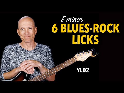 6 Blues-Rock Licks - Lesson YL02