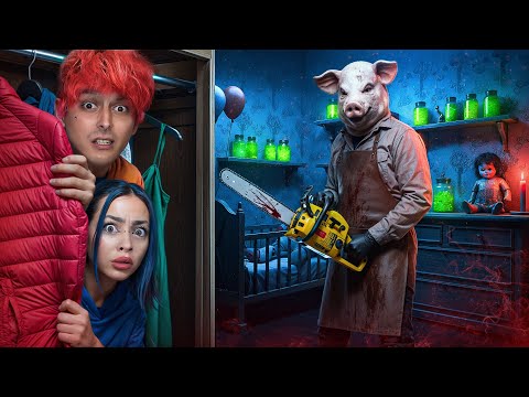 24 ЧАСА в САМОМ страшном ДОМЕ УЖАСОВ😱