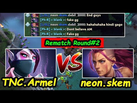Rematch Round2 !! TNC Armel [Templar Assassin] vs Neon Skem [Anti Mage Persona] Top1 MMR Dota 2 7.27