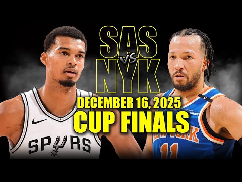 San Antonio Spurs vs New York Knicks Full Game Highlights – December 16, 2025 | NBA Cup Finals