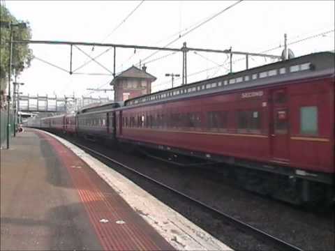 Steamrail Snow Train Transfer to South Dynon at Footscray