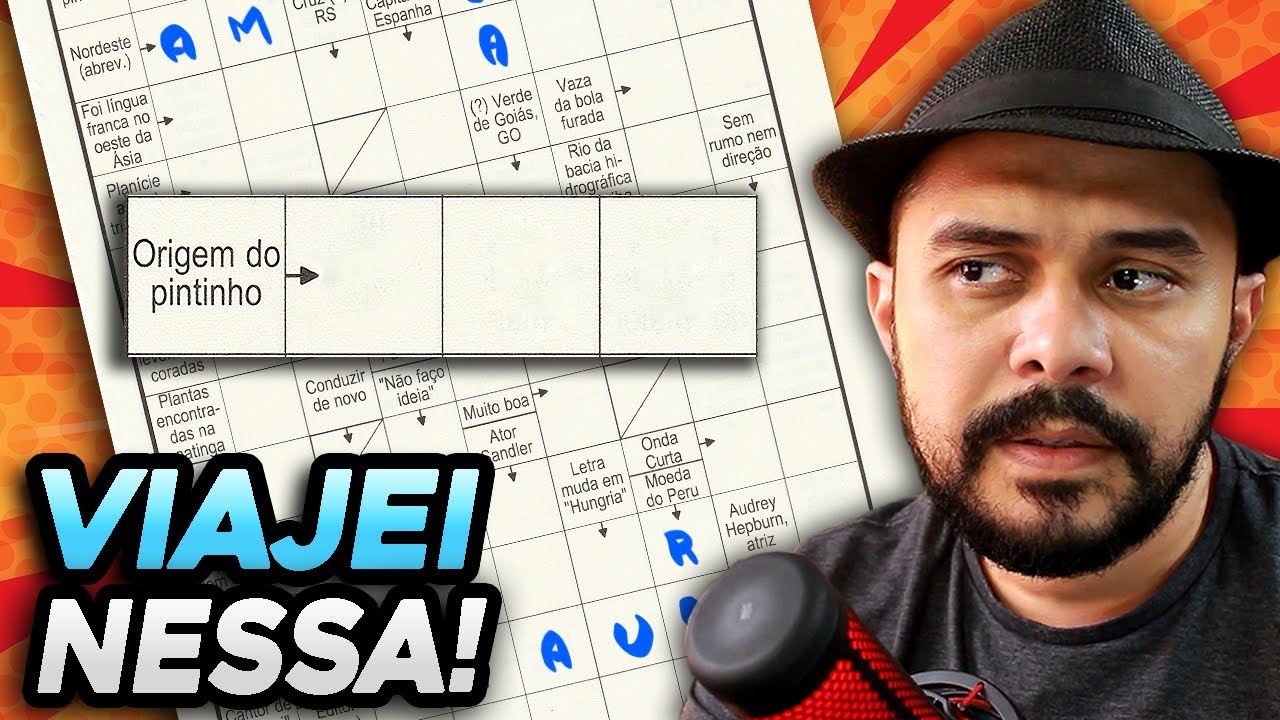 VIAJANDO SEM SAIR DE CASA com palavras-cruzadas de GEOGRAFIA!