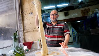 Lebanon Street Food - MELTED CHEESE WATERFALL + Ultimate Food Tour in Tripoli! - YouTube