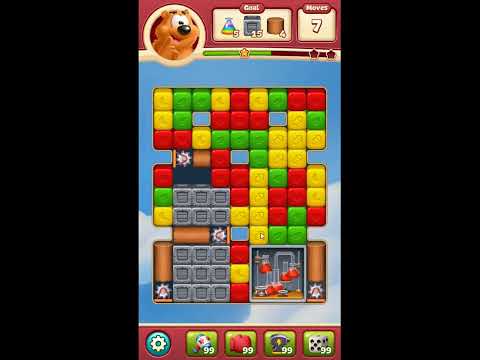 Toon Blast Level 7522 - NO BOOSTERS 🐻🐺🐱 | SKILLGAMING ✔️