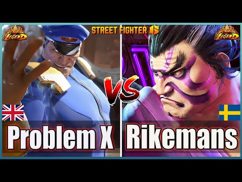 Street Fighter 6 🔥 Problem X (M Bison)  Vs  Rikemansbarnet (E-Honda) 🔥  Best High Level Gameplay