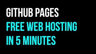 GitHub Hosting in 5 minutes | Free Static Web Hosting | Quick Code