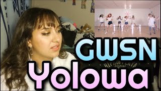 GWSN(공원소녀) - "YOLOWA(욜로와)" Dance Practice Reaction