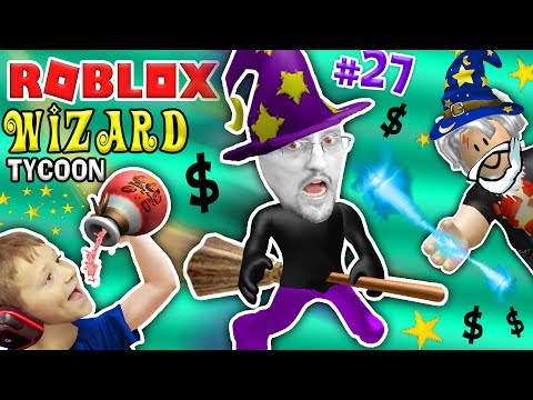 MY HEADS IN MY WHAT?!! ROBLOX WIZARD TYCOON! 2 Player FGTEEV Castle in Wizarding World Game #27