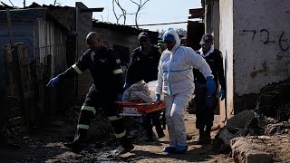 South Africa launches manhunt after mass shooting kills 12 in Gauteng