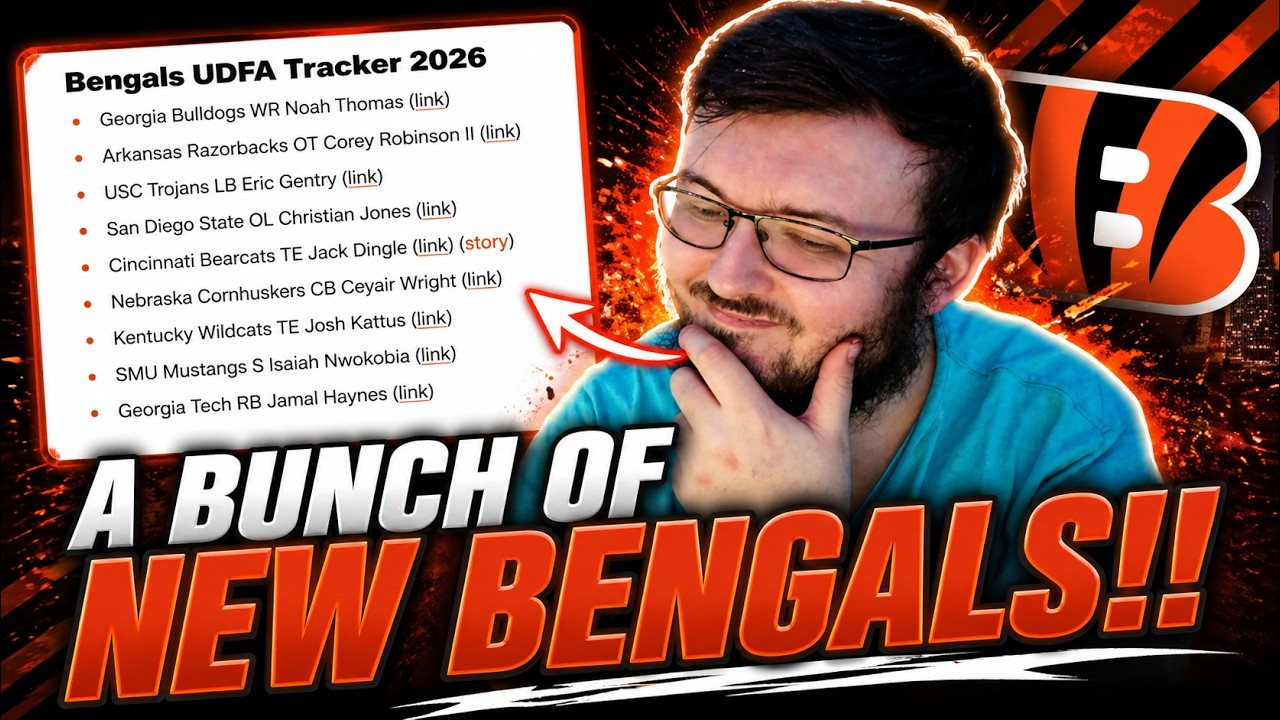 BENGALS FAN REACTS TO EVERY UNDRAFTED BENGAL THE BENGALS SIGNED SO FAR!!