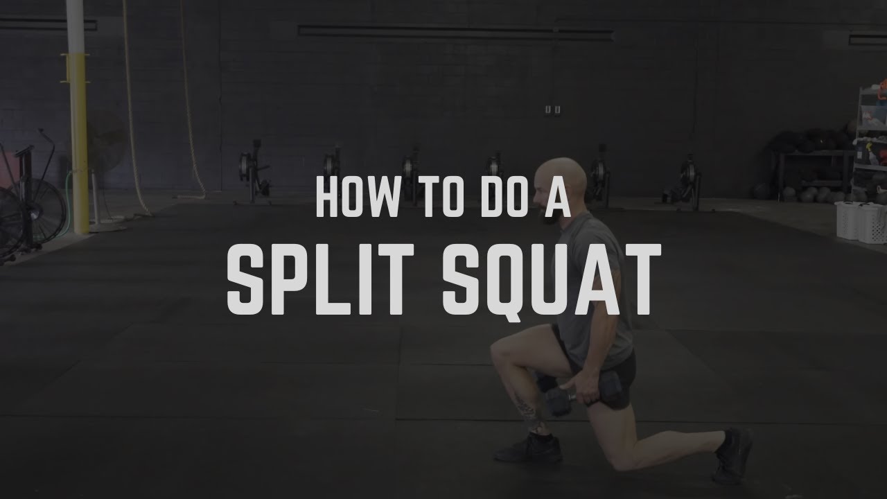 How to do a SPLIT SQUAT