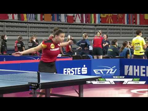 Anastasia Bondareva (GER) vs Iolanta Yevtodii (UKR) | JGT R16 | 2021 European Youth Championships