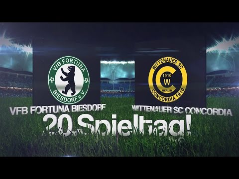 [20 Spieltag/Landesliga] VFB FORTUNA BIESDORF  – WITTENAUER SC CONCORDIA